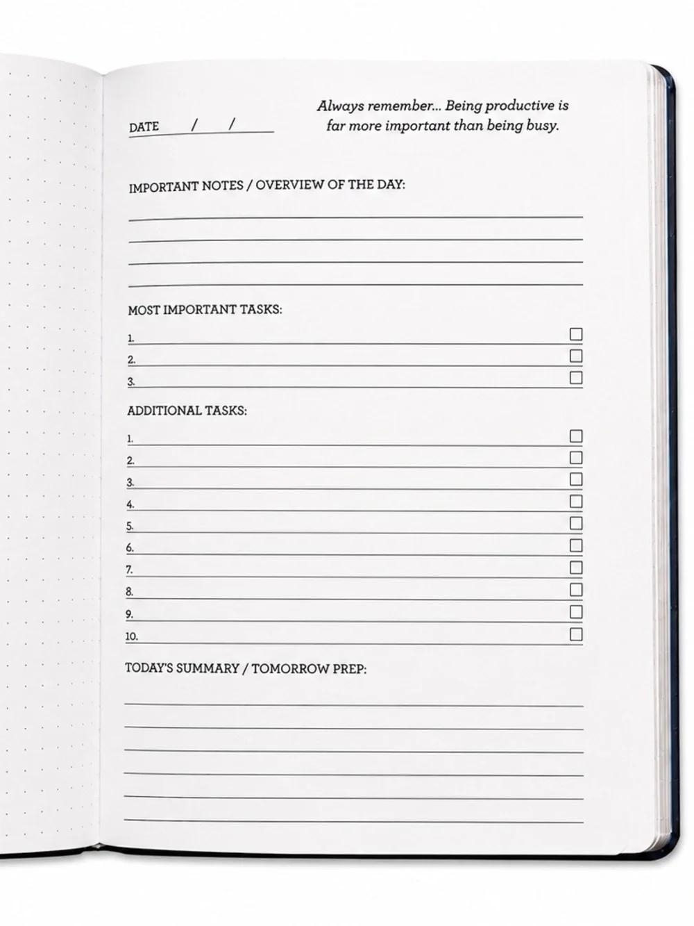 Markings by C.R. Gibson Freestyle Task Notebook 240 Pages Black